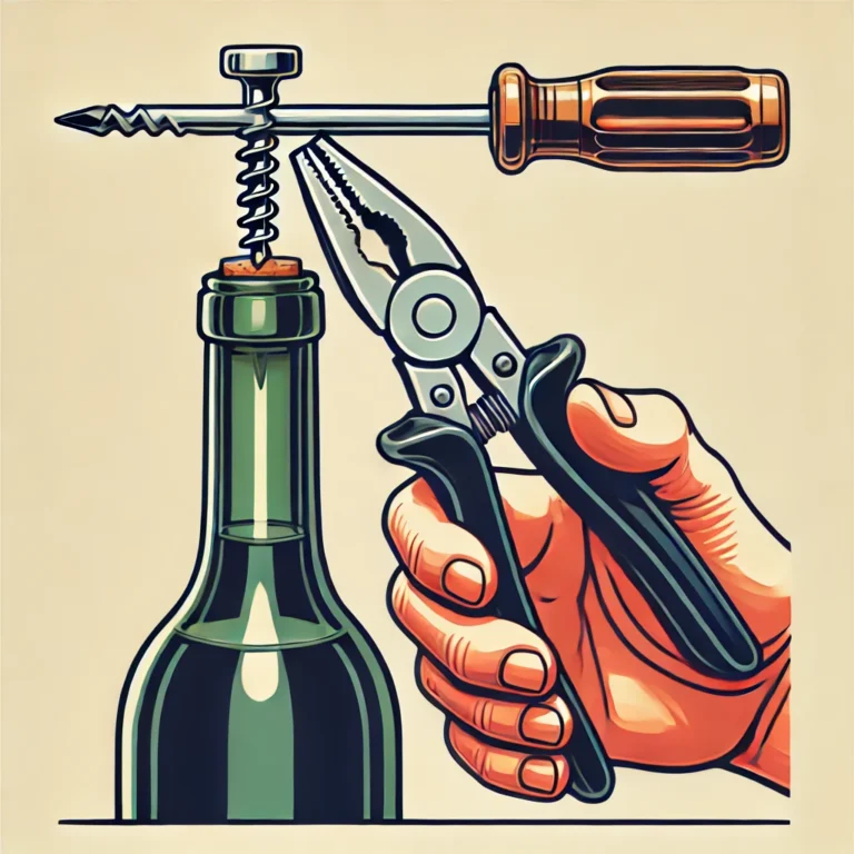 How to open a wine bottle without corkscrew